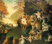 Edward Hicks Peaceable Kingdom oil painting artist